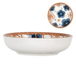Clayre & Eef | Soepkom Beige Blauw ø 10x3 cm / 50 ml | 6CEBO0068 Clayre & Eef | Soepkom Beige Blauw ø 10x3 cm / 50 ml | 6CEBO0068