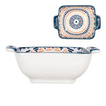 Clayre & Eef | Soepkom Wit Blauw 11x8x4 cm / 75 ml | 6CEBO0185 Clayre & Eef | Soepkom Wit Blauw 11x8x4 cm / 75 ml | 6CEBO0185