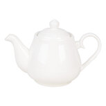 Clayre & Eef | Theepot Wit 22x13x15 cm / 800 ml | 6CETE0144 Clayre & Eef | Theepot Wit 22x13x15 cm / 800 ml | 6CETE0144
