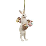 Clayre & Eef | Decoratie Hanger Konijn Beige Roze 7x4x13 cm | 6PR4405 Clayre & Eef | Decoratie Hanger Konijn Beige Roze 7x4x13 cm | 6PR4405