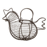 Clayre & Eef | Paas Mandje Kip Bruin 23x14x17 cm | 6Y5702 Clayre & Eef | Paas Mandje Kip Bruin 23x14x17 cm | 6Y5702