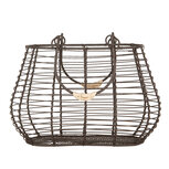 Clayre & Eef   | Mandje Bruin 25x16x17/28 cm | 6Y5712