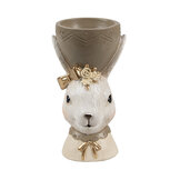 Clayre & Eef | Eierdopje Konijn Beige Bruin 7x7x12 cm | 6PR4402 Clayre & Eef | Eierdopje Konijn Beige Bruin 7x7x12 cm | 6PR4402