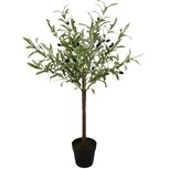Dekoratief | Decoratieboom 'Olive Tree', papier/pvc/metaal, 90cm | A250160