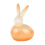 Dekoratief | Deco bunny, peach, dolomiet, 8x7x13cm | A250753
