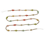 Clayre & Eef   | Decoratie slinger kerst Zilverkleurig ø 2x180 cm | 65993