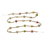 Clayre & Eef   | Decoratie slinger kerst Zilverkleurig ø 2x180 cm | 65994