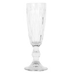 Clayre & Eef   | Champagneglas Transparant ø 7x20 cm / 175 ml | 6GL5048