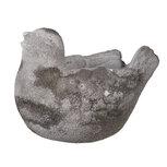 Clayre & Eef   | Bloempot Binnen Vogel Grijs 18x12x13 cm | 6TE0564