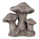 Clayre & Eef   | Decoratie Paddenstoelen Grijs 16x12x15 cm | 6TE0569