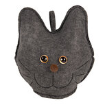 Clayre & Eef   | Decoratie Kat Grijs 20x14x22 cm | TW0619