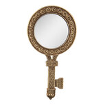 Clayre & Eef   | Decoratie Staande Spiegel Goudkleurig 13x2x25 cm | 62S318