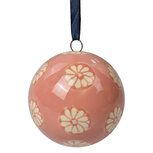 Clayre & Eef   | Decoratie Bal Roze Beige ø 6x6 cm | 6CE2104S