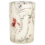 Clayre & Eef   | Waxinelichthouder Beige Groen ø 12x18 cm | 6GL4979