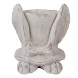 Clayre & Eef   | Bloempot Binnen Beige 17x16x19 cm | 6TE0553M