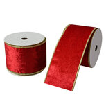 Clayre & Eef   | Lint Rood Goudkleurig 6.3 cm x 5 m | LI0128R