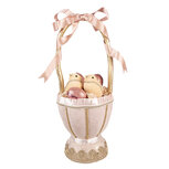 Clayre & Eef   | Decoratie mand Roze ø 20x47 cm | 65923