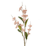 Clayre & Eef   | Decoratie tak met bloemen Roze Groen 8x6x80 cm | 5PL0164P