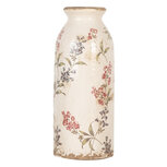 Clayre & Eef   | Vaas Beige Roze ø 8x20 cm | 6CE2025