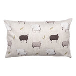 Clayre & Eef   | Kussenhoes Beige Bruin 30x50 cm | NSF36