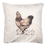 Clayre & Eef   | Kussenhoes Beige Bruin 45x45 cm | RFL24