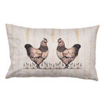 Clayre & Eef   | Kussenhoes Beige Bruin 30x50 cm | RFL36