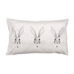 Clayre & Eef   | Kussenhoes Beige Grijs 30x50 cm | RUB36