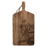 Clayre & Eef   | Decoratie  Snijplank Bruin 25x2x50 cm | 6H2390