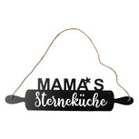 Clayre & Eef   | Tekstbord Zwart 50x1x14 cm | 6Y5696