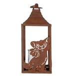 Clayre & Eef   | Lantaarn Bruin 15x15x37 cm | 6Y5776