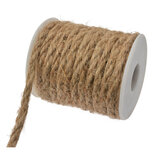 Clayre & Eef   | Touw Bruin ø 7x8 cm / 10 m | 66209