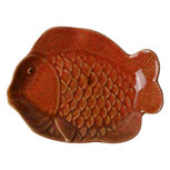 Clayre & Eef   | Schaaltje Vis Oranje 16x11x3 cm | 6CE2162