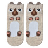 Clayre & Eef   | Sokken Beige Wit 36-41 | JZSSK0009