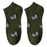 Clayre & Eef   | Sokken Groen Grijs 36-41 | JZSSK0032