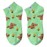 Clayre & Eef   | Sokken Groen Bruin 36-41 | JZSSK0033