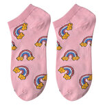 Clayre & Eef   | Sokken Roze Geel 36-41 | JZSSK0035