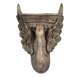 Clayre & Eef   | Bloempot Binnen Groen Bruin 30x15x43 cm | 6MG0112