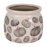 Clayre & Eef   | Bloempot Binnen Beige Grijs ø 16x13 cm | 6CECSP0001M