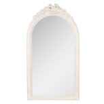 Clayre & Eef   | Wandspiegel Wit 50x4x92 cm | 52S326