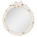 Clayre & Eef   | Wandspiegel Wit 48x6x52 cm | 52S328