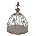 Clayre & Eef   | Planthouder staand Bruin Grijs ø 44x54 cm | 5Y1357