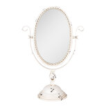 Clayre & Eef   | Staande Spiegel Beige Bruin 34x16x50 cm | 62S330