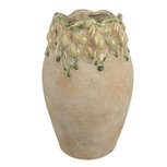 Clayre & Eef   | Bloempot Binnen Beige Geel ø 18x27 cm | 6TE0582