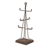 Clayre & Eef   | Mokkenrek Bruin 16x16x38 cm | 6Y5847