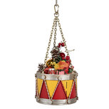 Clayre & Eef   | Decoratie Trommel Geel Rood ø 12x16/27 cm | 6Y5865Y