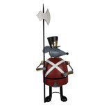 Clayre & Eef   | Decoratie Muis Grijs Rood 50x37x127 cm | 5Y1375