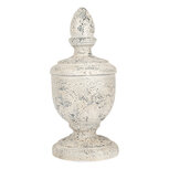 Clayre & Eef | Decoratie Ornament Beige Grijs ø 22x48 cm | 5MG0067 Clayre & Eef | Decoratie Ornament Beige Grijs ø 22x48 cm | 5MG0067