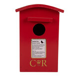 Clayre & Eef   | Vogelhuis Rood Wit 14x12x21 cm | 6H2457