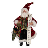 Clayre & Eef | Kerstdecoratie Kerstman Rood 16x8x28 cm | 66324 Clayre & Eef | Kerstdecoratie Kerstman Rood 16x8x28 cm | 66324