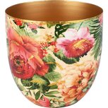 Dekoratief | Bloempot 'Blush Orangery', metaal, 17x17x18cm | A258054